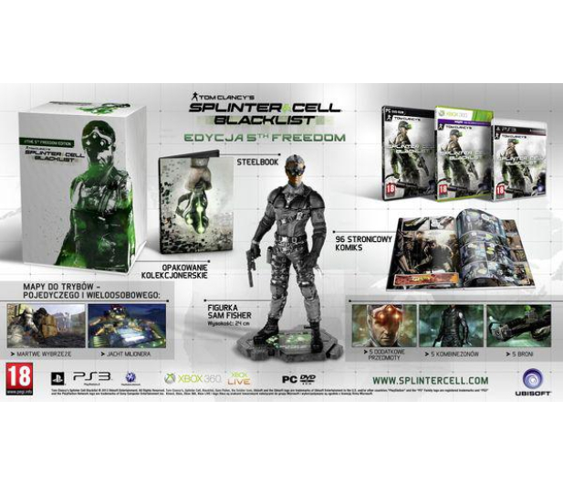 Ubisoft SPLINTER CELL 6: Black List-5th Freedom XBOX 360 - 1397627 - zdjęcie 2